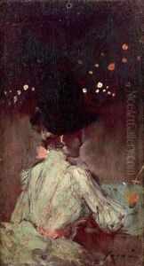 Le Soir Au Jardin De Paris by Jean-Louis Forain