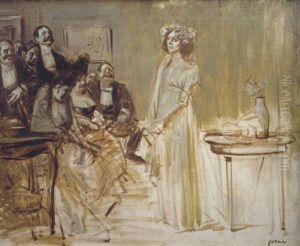 Dans Le Monde by Jean-Louis Forain