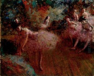 Danseuses En Rose by Jean-Louis Forain
