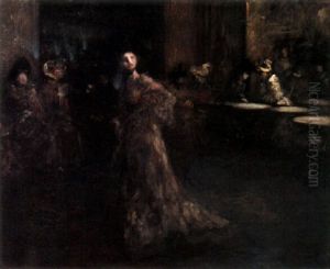 Une Scene De Cafe by Jean-Louis Forain