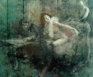 Femme Au Boa by Jean-Louis Forain