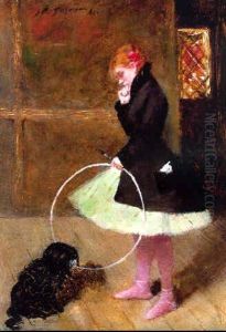 La Danseuse Au Cerceau by Jean-Louis Forain