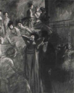 Foyer De L'opera by Jean-Louis Forain