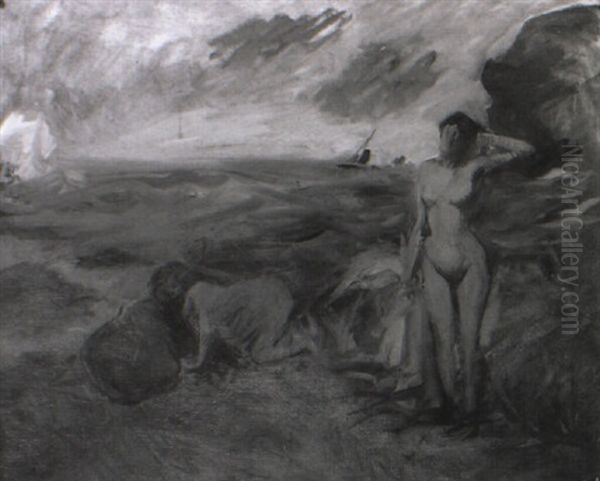 Baigneuses En Bord De Mer - view 1