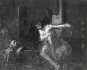Le Modele by Jean-Louis Forain