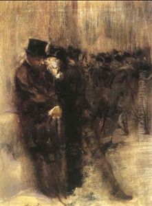 Confidence Dans Les Coulisses De L'opera by Jean-Louis Forain