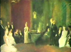 Das Hauskonzert by Jean-Louis Forain