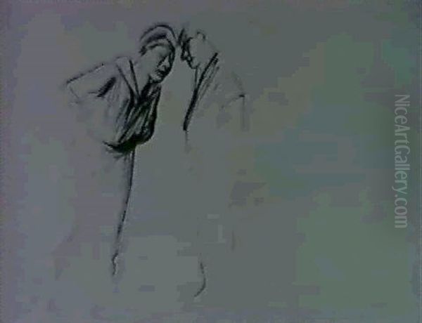 Deux Personnages Sur La Jetee - view 1