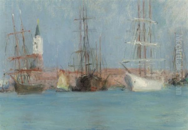 Ships In Venice - view 1