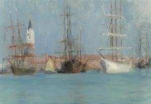 Ships In Venice by Charles Stuart Forbes