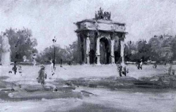 Arc De Triomphe - view 1