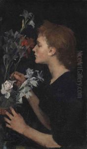 Portrait Of Marion Kerr by Elizabeth Stanhope Forbes