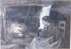 Seated At The Hearth