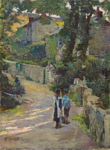 Off To School by Elizabeth Stanhope Forbes