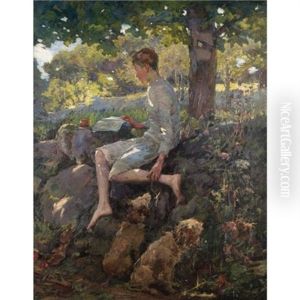 The Half Holiday, Alec Home From School by Elizabeth Stanhope Forbes