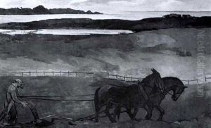 Plowing The Field by Helen Forbes