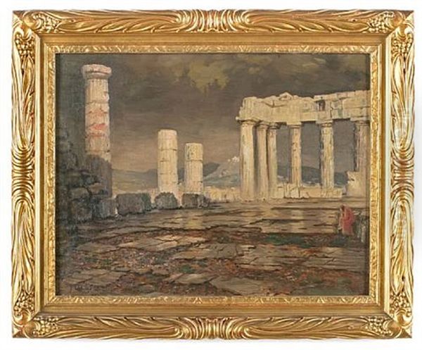 Figure Amidst The Ruins Of Persepolis - view 1