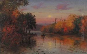 Untitled (sunset Paddle) by John Colin Forbes