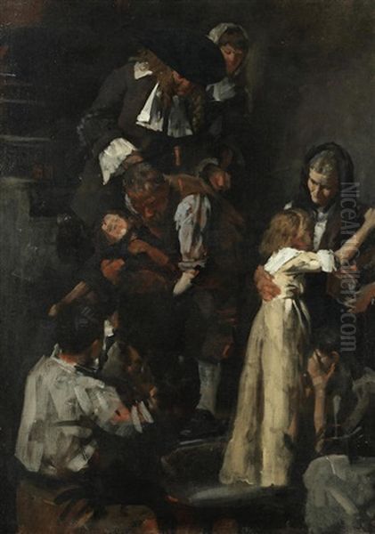 Study For 'the Great Fire Of London' - view 1