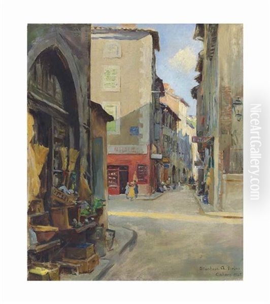 Street Corner, Cahors - view 1