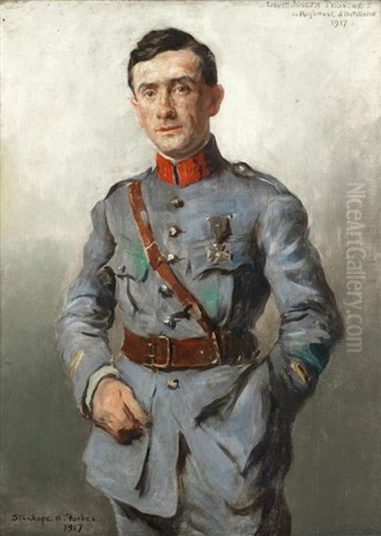 Portrait Of Lieutenant Joseph Tronche - view 1
