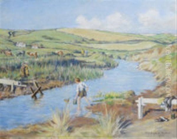 The Red River. St. Ives Bay - view 1