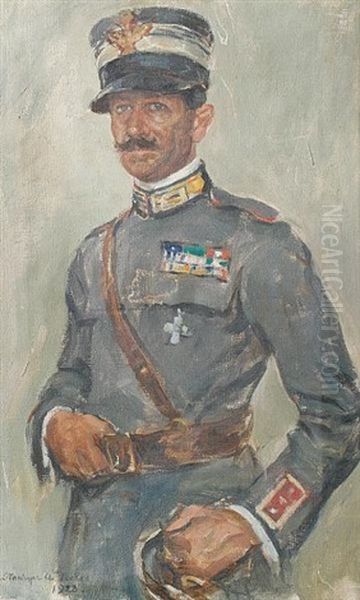 Portrait Of A Gentleman In Italian Military Uniform - view 1