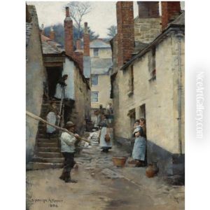 Old Newlyn by Stanhope Alexander Forbes