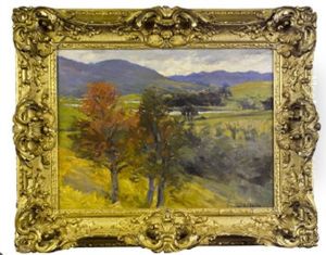 Autumnal Landscape With Trees by Stanhope Alexander Forbes