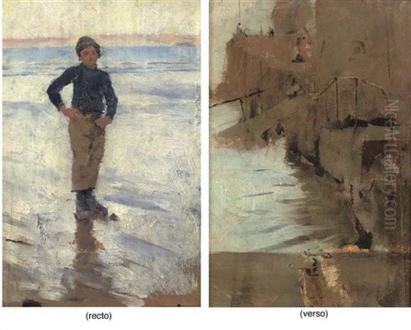 Boy On A Beach (+ The Slip, Sketch; Verso) - view 1