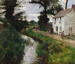 The Path Along The Stream by Stanhope Alexander Forbes