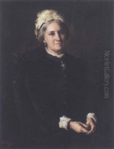 Portrait Of Mrs. Richard Knowles by Stanhope Alexander Forbes