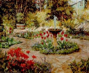 The Italian Garden by Stanhope Alexander Forbes