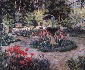 The Italian Garden by Stanhope Alexander Forbes