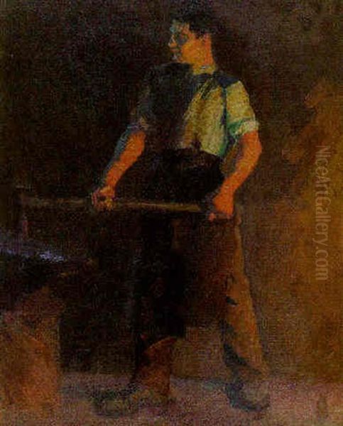 Study For "forging The Anchor" - view 1