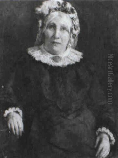 Portrait Of A Lady In Black - view 1