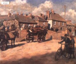 The Wagonette Stand by Stanhope Alexander Forbes