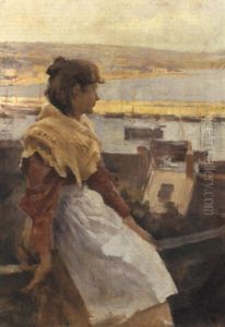 Fishergirl, Newlyn by Stanhope Alexander Forbes