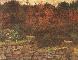 Wood In Autumn by Stanhope Alexander Forbes