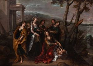 Moises Rescatado De Las Aguas by Guillaume Forchondt the Elder