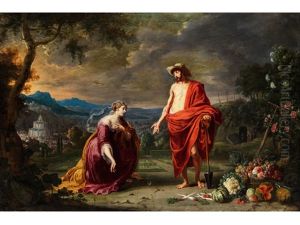Noli Me Tangere (jesus Als Gartner Vor Der Knienden Maria Magdalena)