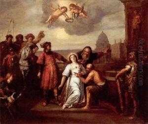 The Martyrdom Of Saint Agnes by Gilliam Forchondt the Younger