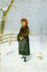 Bimba Sulla Neve by Edward Onslow Ford