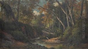 A Wooded Interior, Sycamore Valley by Henry Chapman Ford