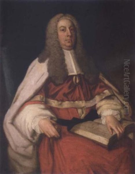 Portrait Of The Rt. Hon. Henry Singleton Wearing Robes Of The Lord Chief Justice Of The Court Of Common Pleas In Ireland - view 1