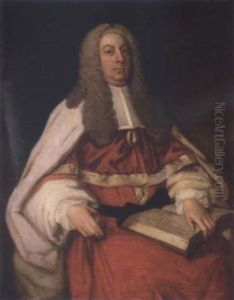 Portrait Of The Rt. Hon. Henry Singleton Wearing Robes Of The Lord Chief Justice Of The Court Of Common Pleas In Ireland by Michael Ford