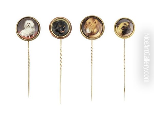 Head Of A Retriever (+ 3 Others; 4 Works) - view 1
