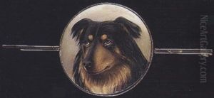 A Black And Tan Rough Collie by William Bishop Ford