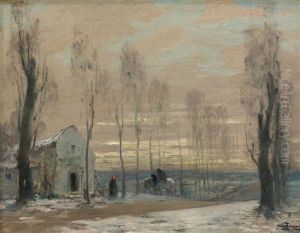 Cavalier Sous La Neige
