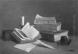 Still Life With Books And A Quill